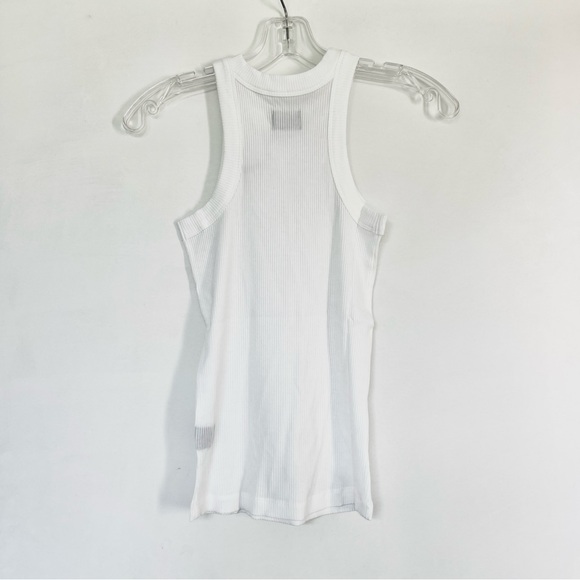 Bandier Rivington white high neck ribbed tank top - Picture 6 of 6